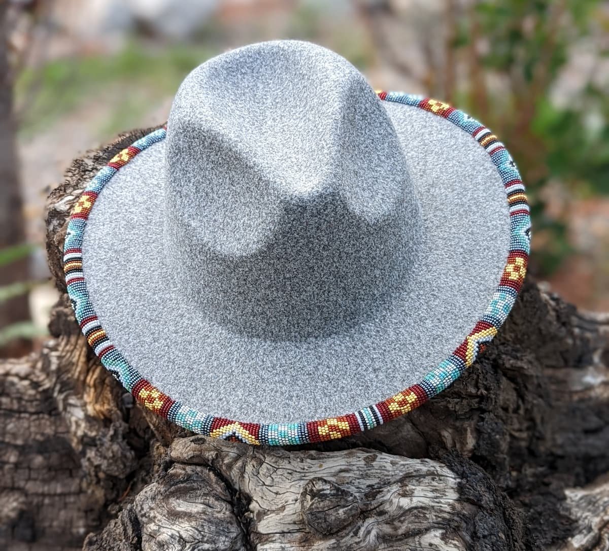 Native American Beaded Hat 1 Of 3 1