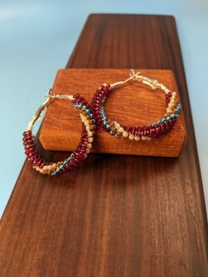 Pomegranate On My Mind - Hoop Earrings