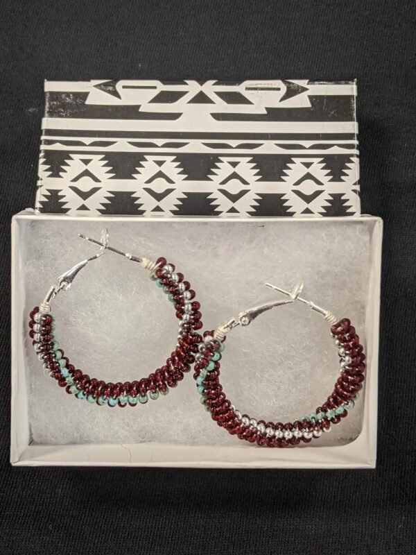 Earrings 3 Color Swirl Nizhoni Hoop 1 Of 1 Original