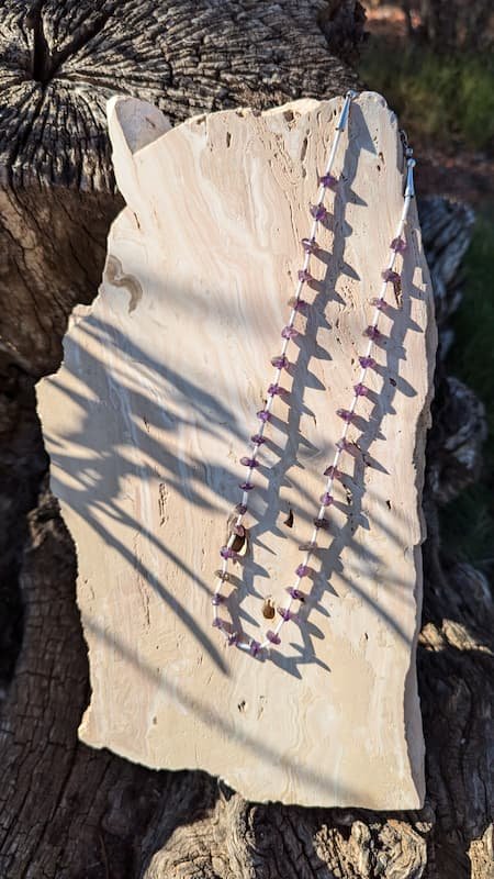 Peaceful Amethyst Necklace By Adakair