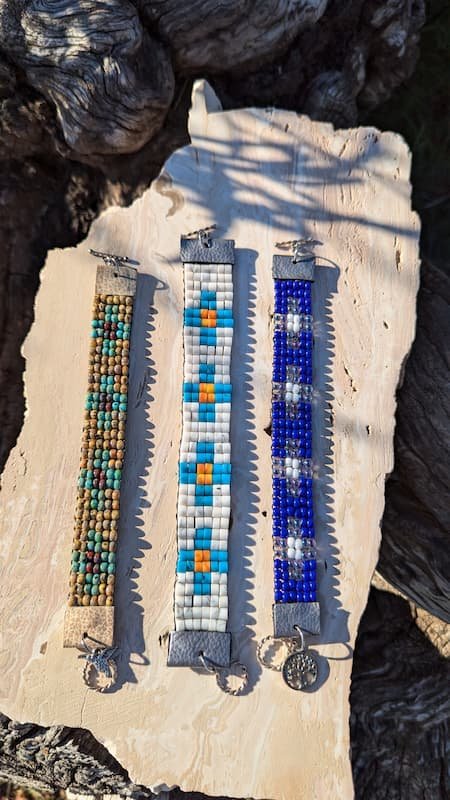 Beaded Cross Bracelets By Adakair