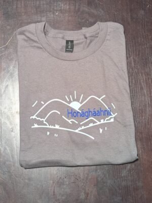 Honágháahnii Navajo Clan Premium T-Shirt with Meadow Design