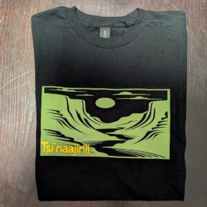 Navajo Clan Premium T-Shirt Canyon Design - Unisex Black Tee