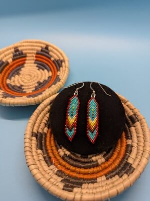Red Mesa Feather Collection - Showing Feather earrings by Adakair